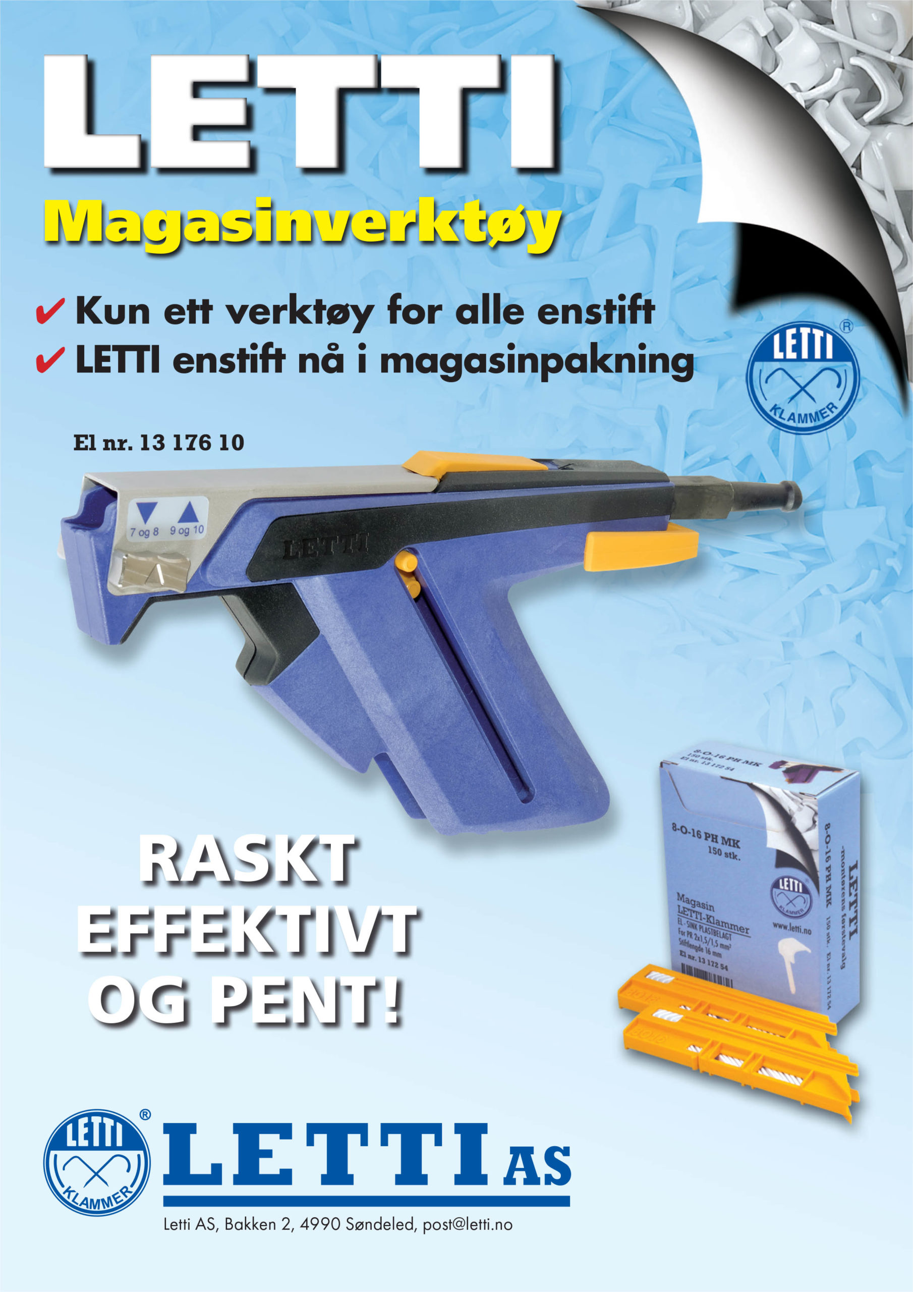 Plakat for letti magasinverktøy