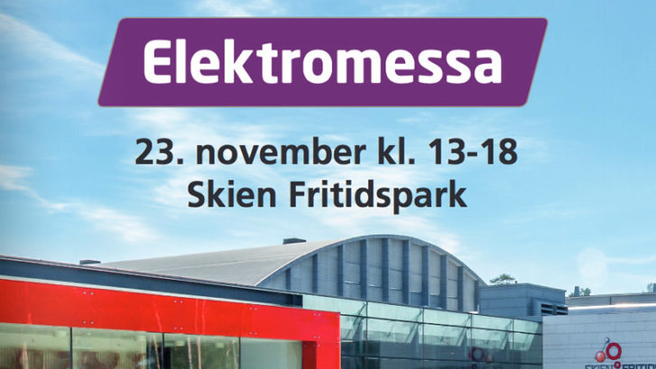 Elektromessa skien plakat