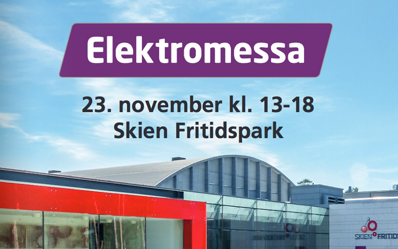 Elektromessa skien plakat