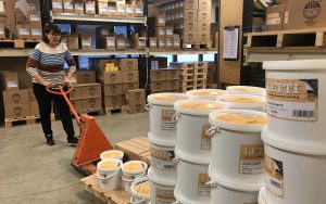 Pakking av ordre på lageret